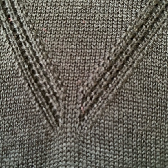 Banana Republic Womens V-Neck Black Knit Long Sleeve Office Casual Sweater-Sz-L - Picture 4 of 16